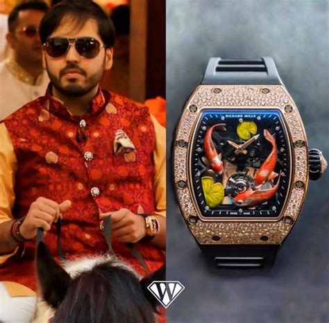 anant ambani watch richard mille